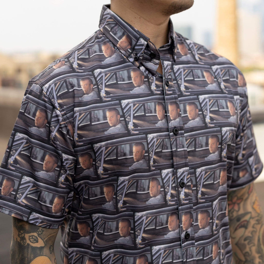 RSVLTS 10-Second Shirt KUNUFLEX Short Sleeve Shirt in Gray — detail 3