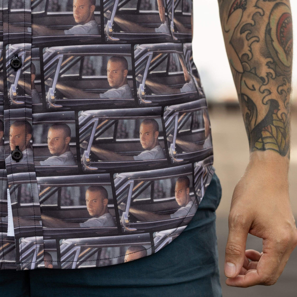 RSVLTS 10-Second Shirt KUNUFLEX Short Sleeve Shirt in Gray — detail 4