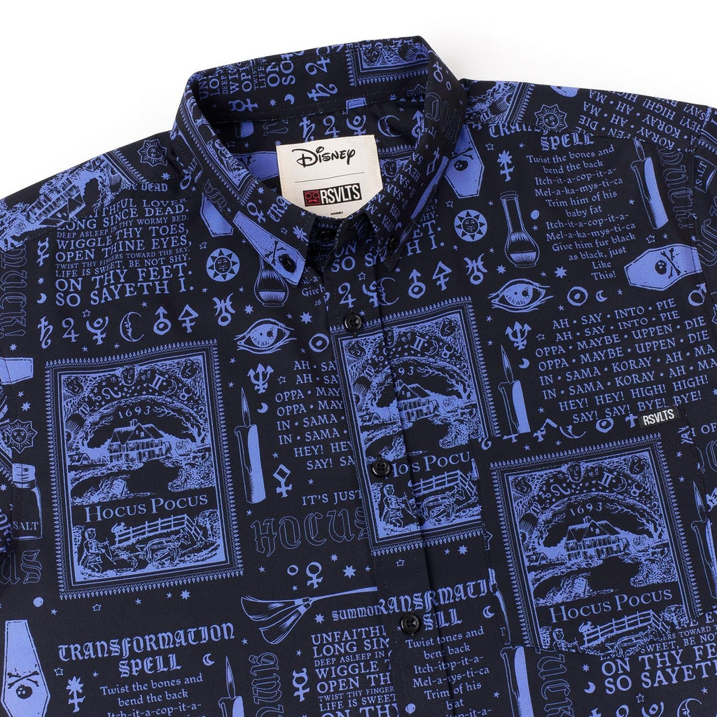RSVLTS BooooooOOOOOK KUNUFLEX Short Sleeve Shirt in Black — detail 8