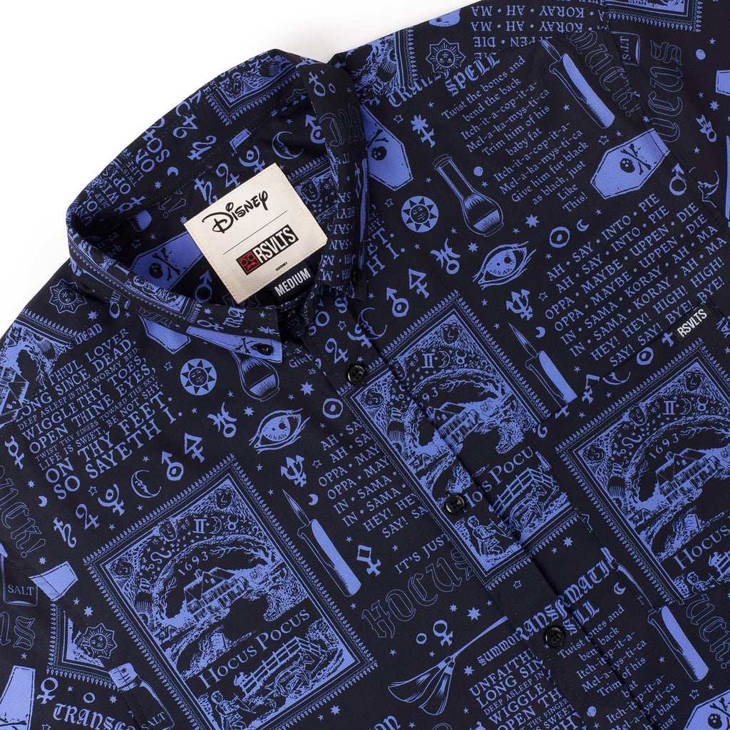 RSVLTS BooooooOOOOOK KUNUFLEX Short Sleeve Shirt in Black — detail 6