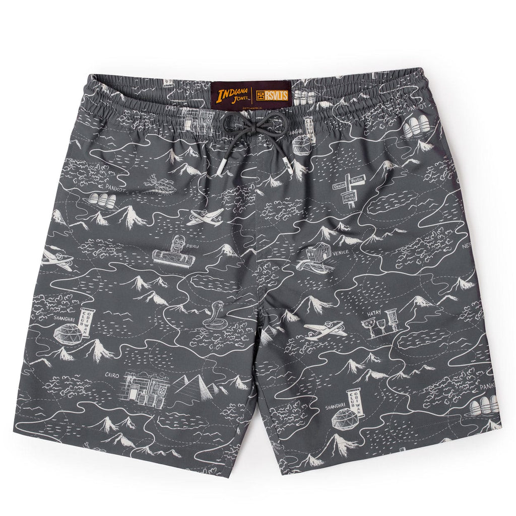 RSVLTS It’s the Mileage Hybrid Shorts in Gray — front view