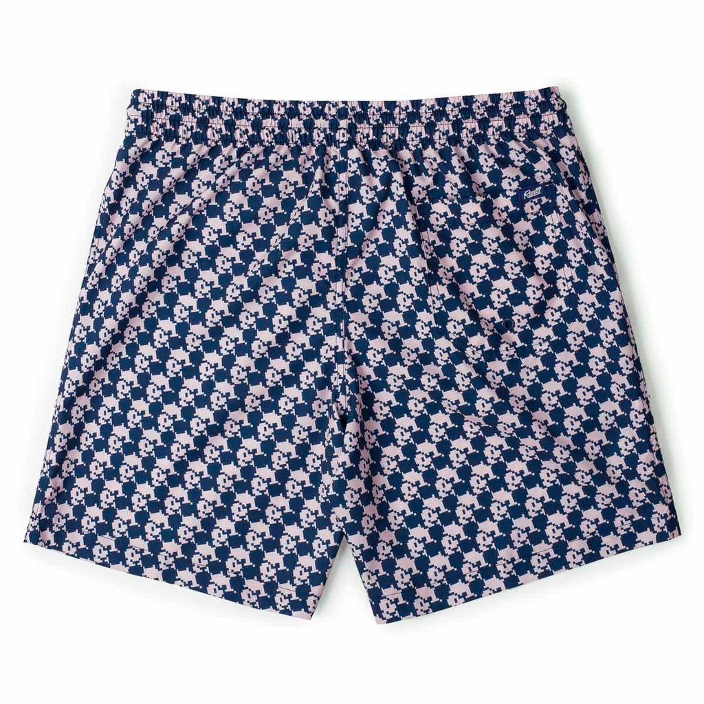 RSVLTS Pixel Pal Hybrid Shorts in Blue — detail 4