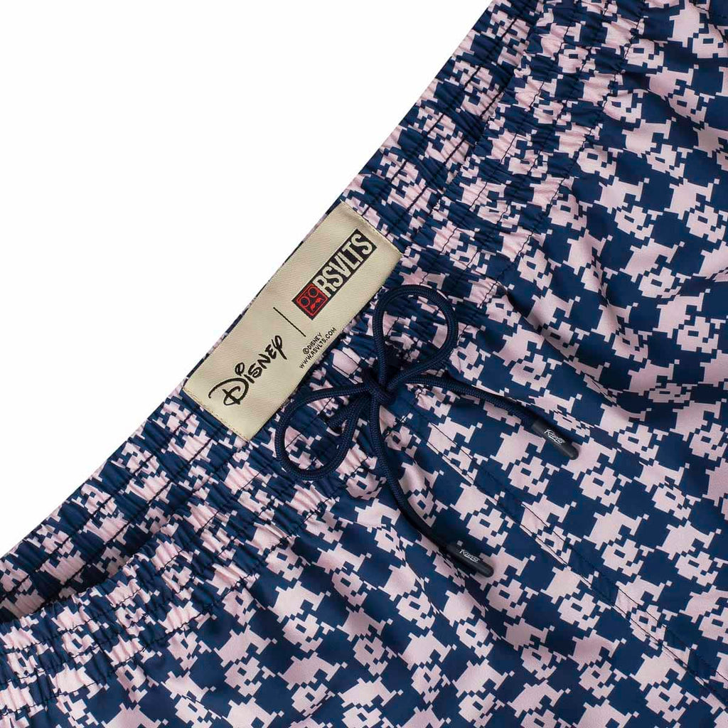 RSVLTS Pixel Pal Hybrid Shorts in Blue — detail 5