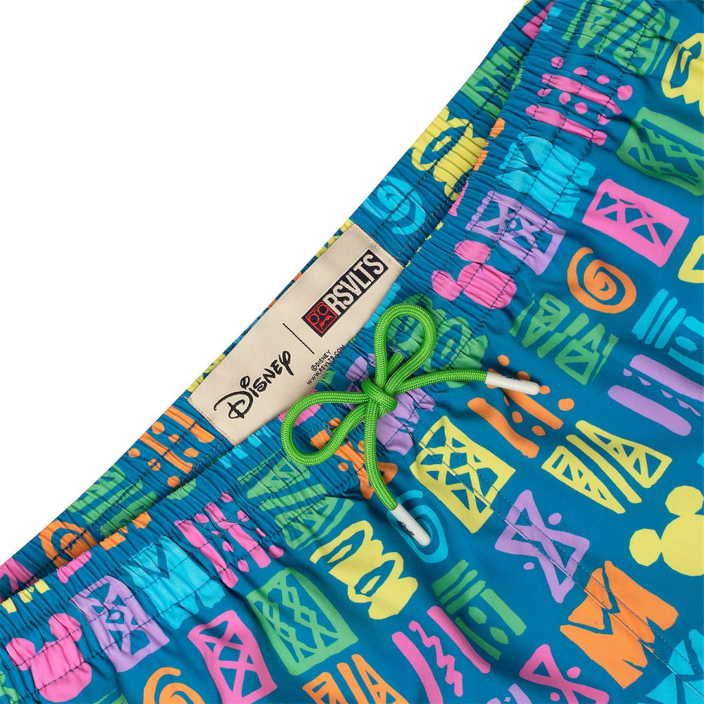 RSVLTS Mickey's Surfside Summer Hybrid Shorts in Blue — detail 6