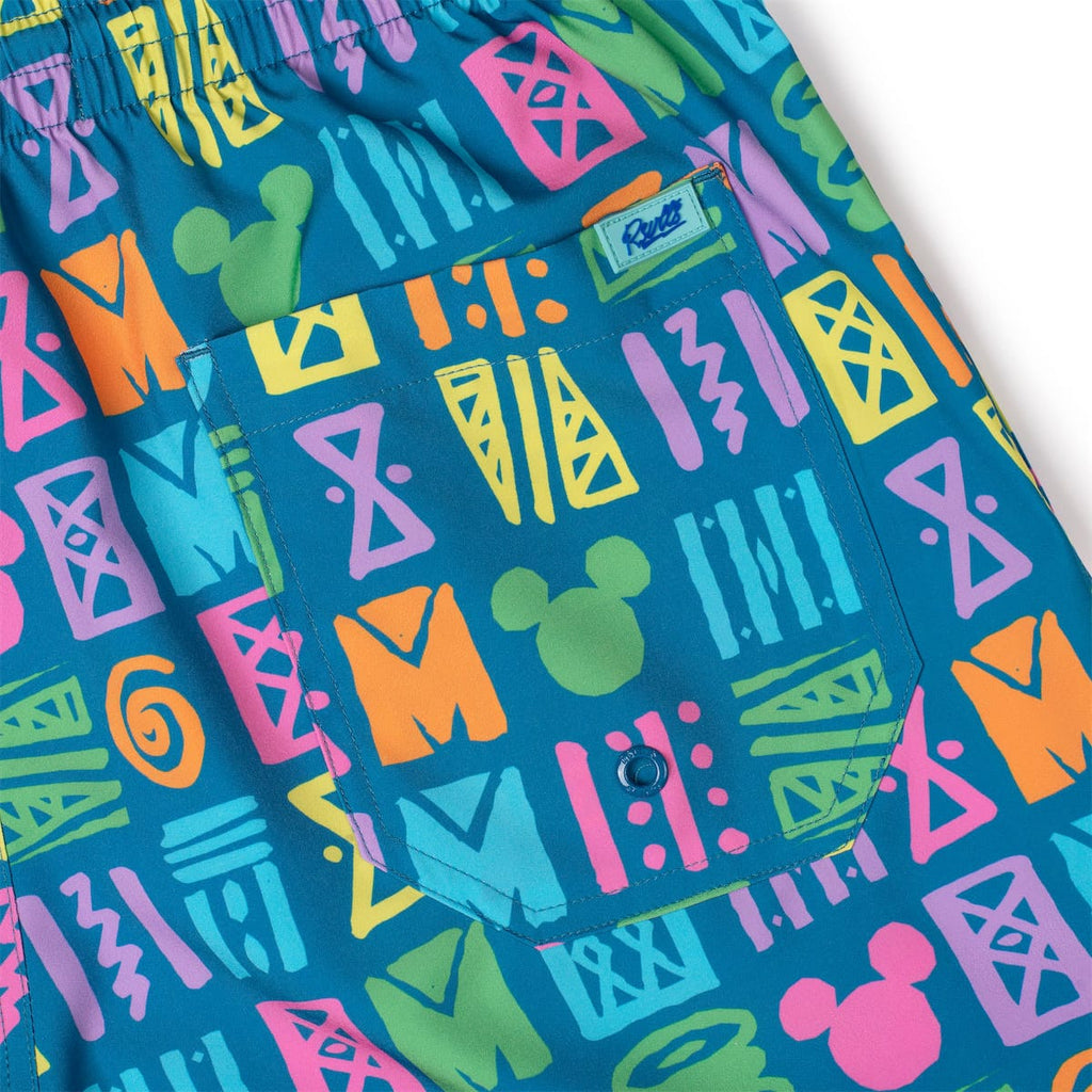 RSVLTS Mickey's Surfside Summer Hybrid Shorts in Blue — detail 4