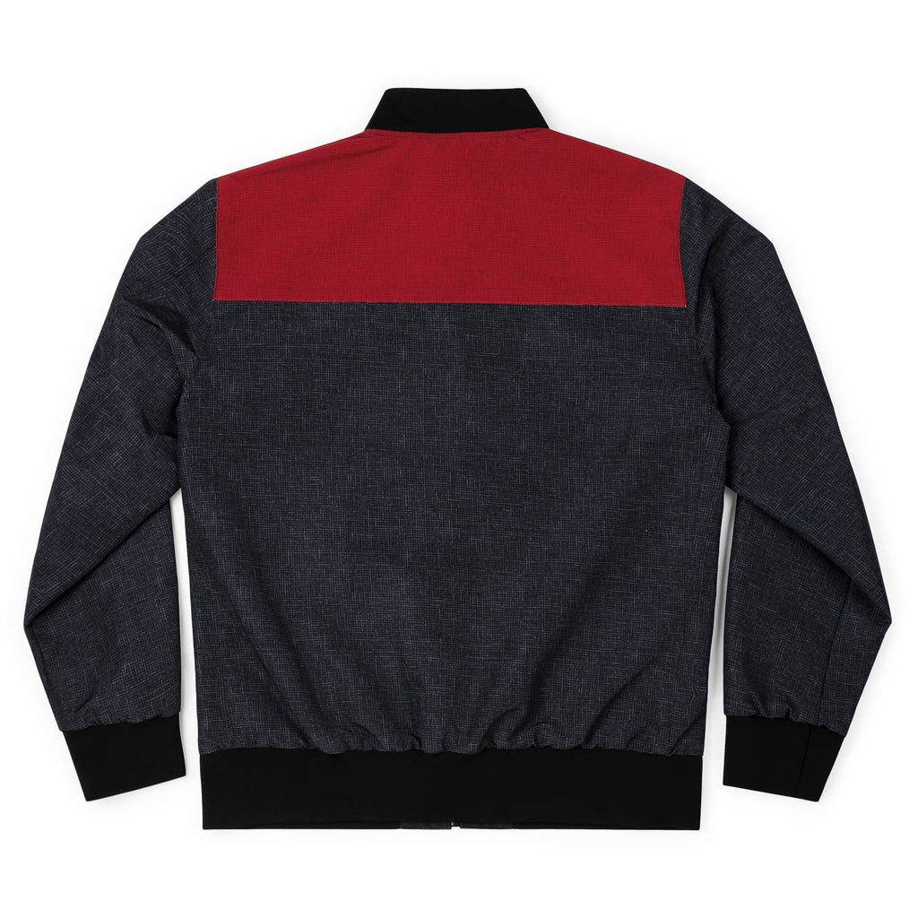RSVLTS Redacted Rebel Reversible Bomber Jacket in Black — detail 14