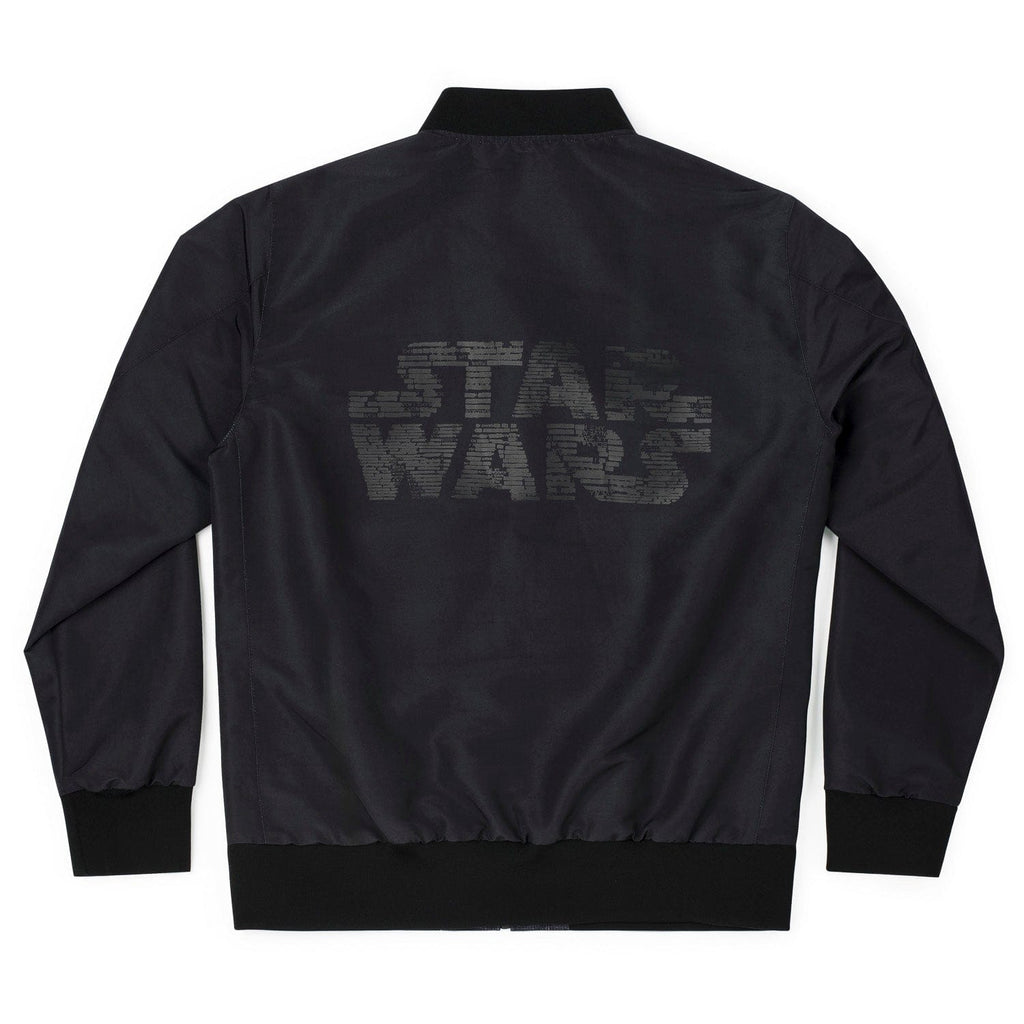 RSVLTS Redacted Rebel Reversible Bomber Jacket in Black — detail 7