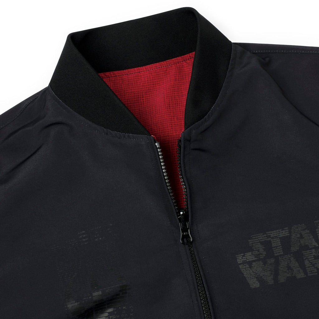 RSVLTS Redacted Rebel Reversible Bomber Jacket in Black — detail 10