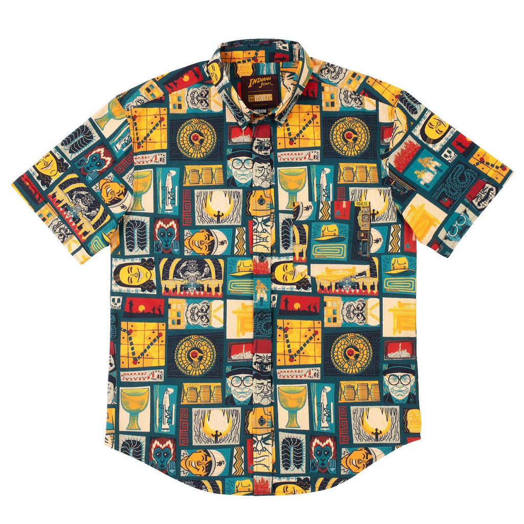 RSVLTS Tikiana Jones KUNUFLEX Short Sleeve Shirt in Multicolor — detail 3