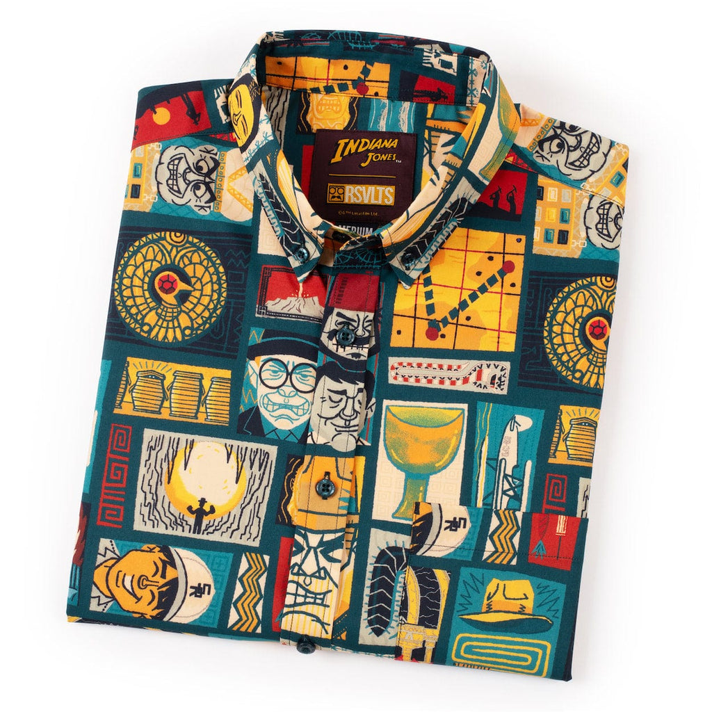 RSVLTS Tikiana Jones KUNUFLEX Short Sleeve Shirt in Multicolor — detail 8