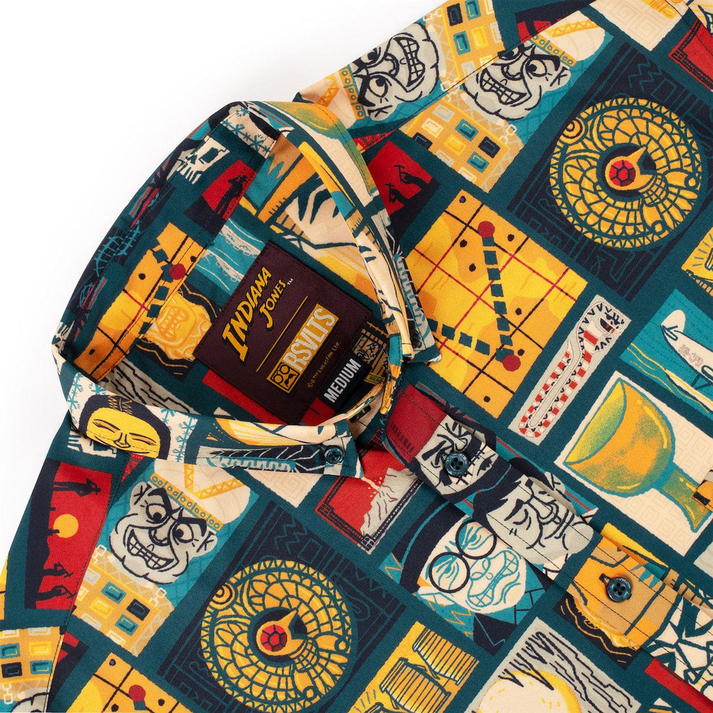 RSVLTS Tikiana Jones KUNUFLEX Short Sleeve Shirt in Multicolor — detail 7