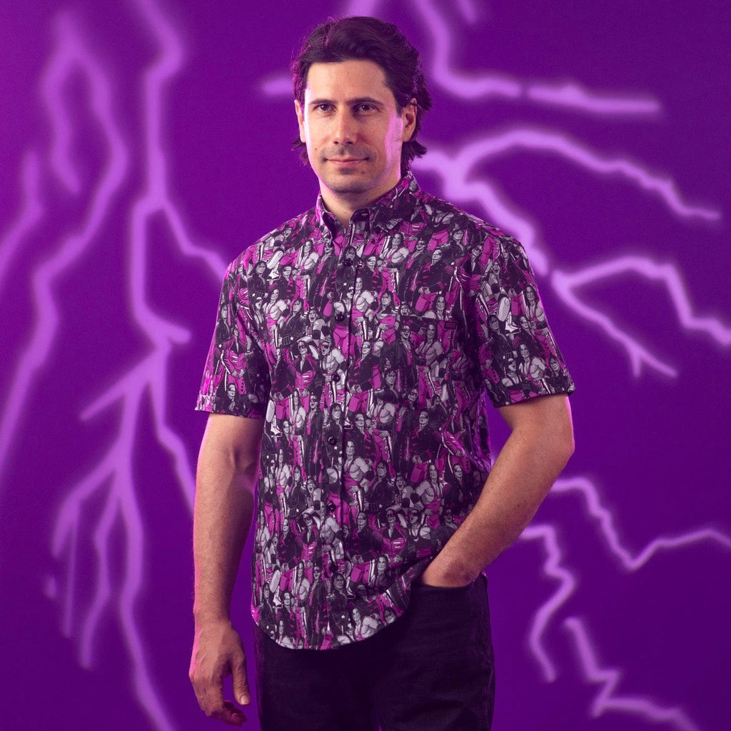 RSVLTS All Hart KUNUFLEX Short Sleeve Shirt in Black — detail 4