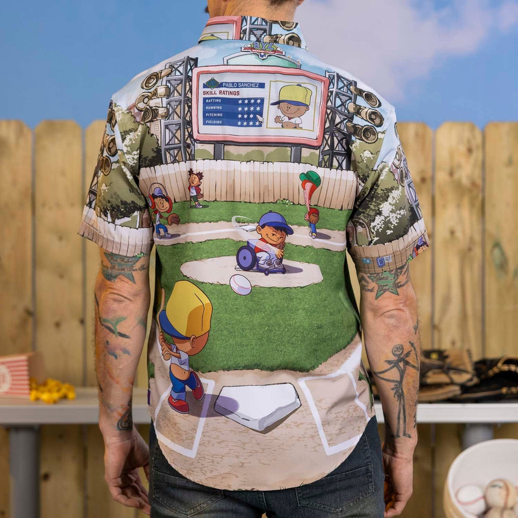 RSVLTS Squared Up KUNUFLEX Short Sleeve Shirt in Multicolor — detail 6
