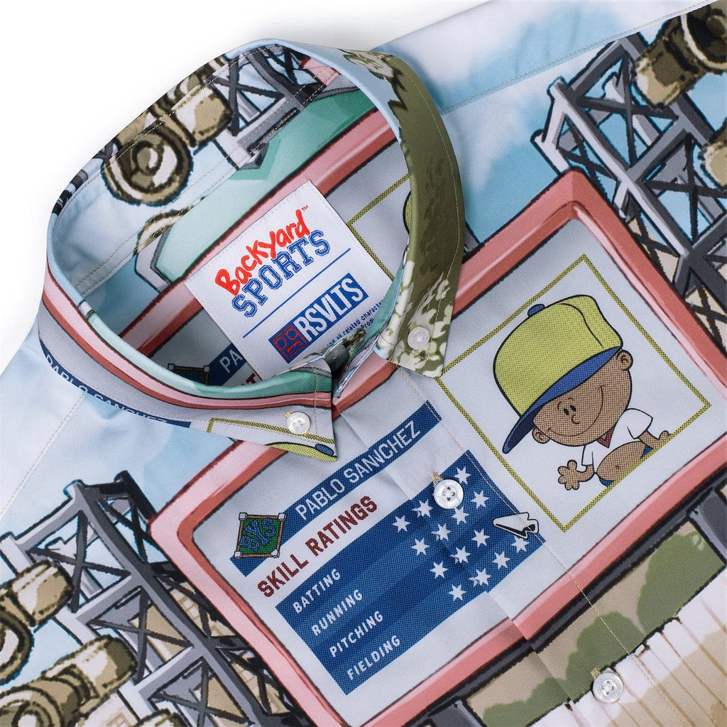RSVLTS Squared Up KUNUFLEX Short Sleeve Shirt in Multicolor — detail 5