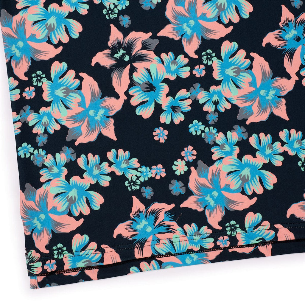 RSVLTS Midnight Bloom All-Day Polo in Black — detail 8