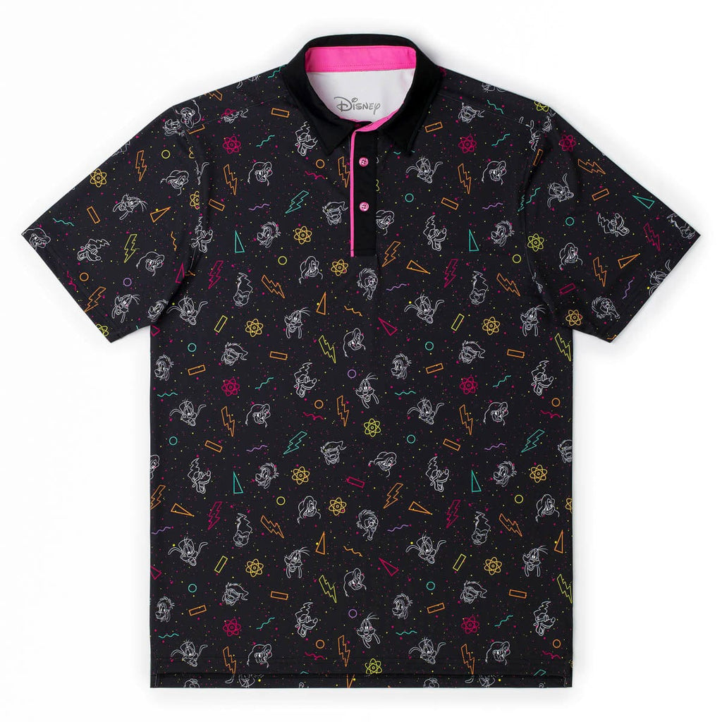 RSVLTS Electric Ensemble All-Day Polo in Black — front view