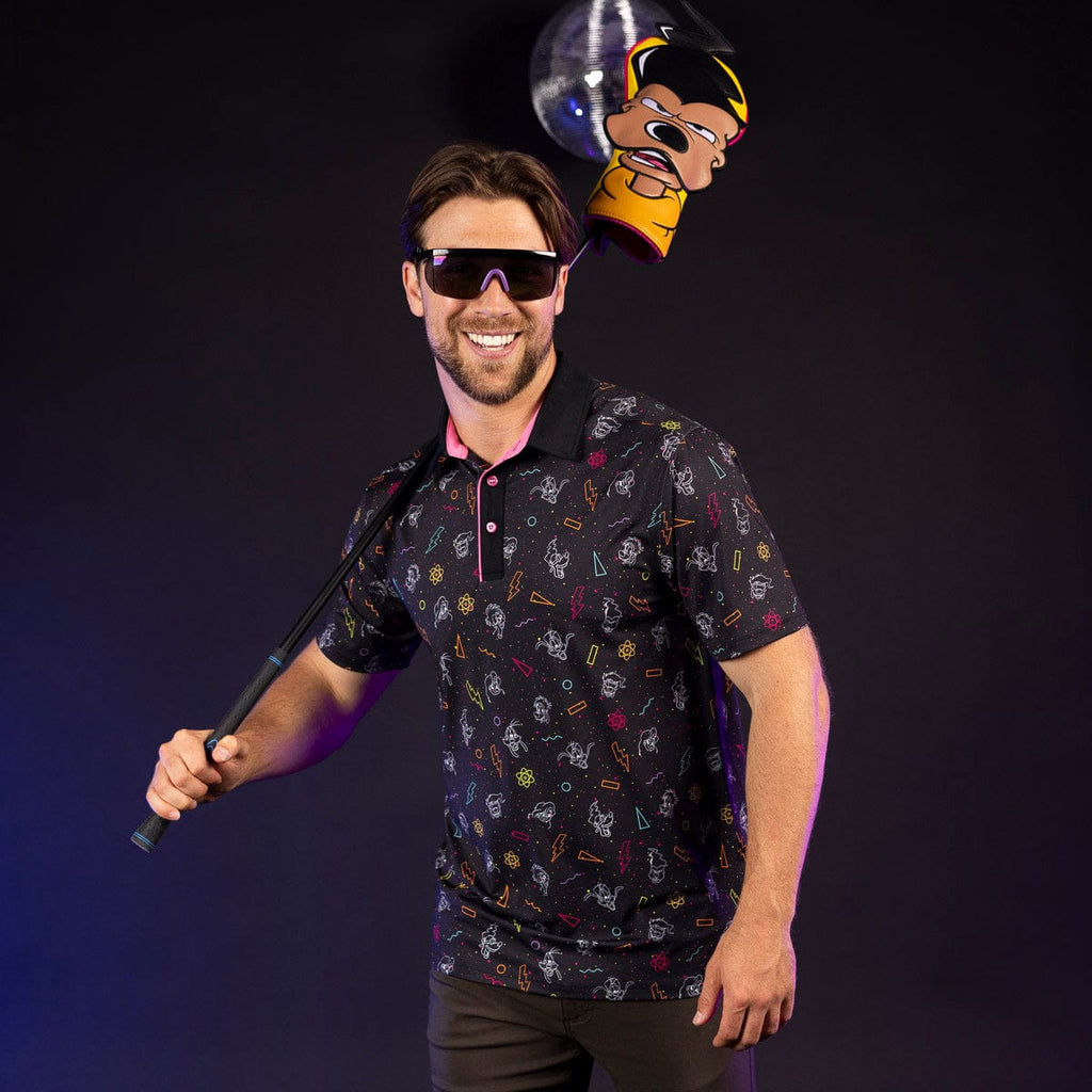 RSVLTS Electric Ensemble All-Day Polo in Black — detail 7