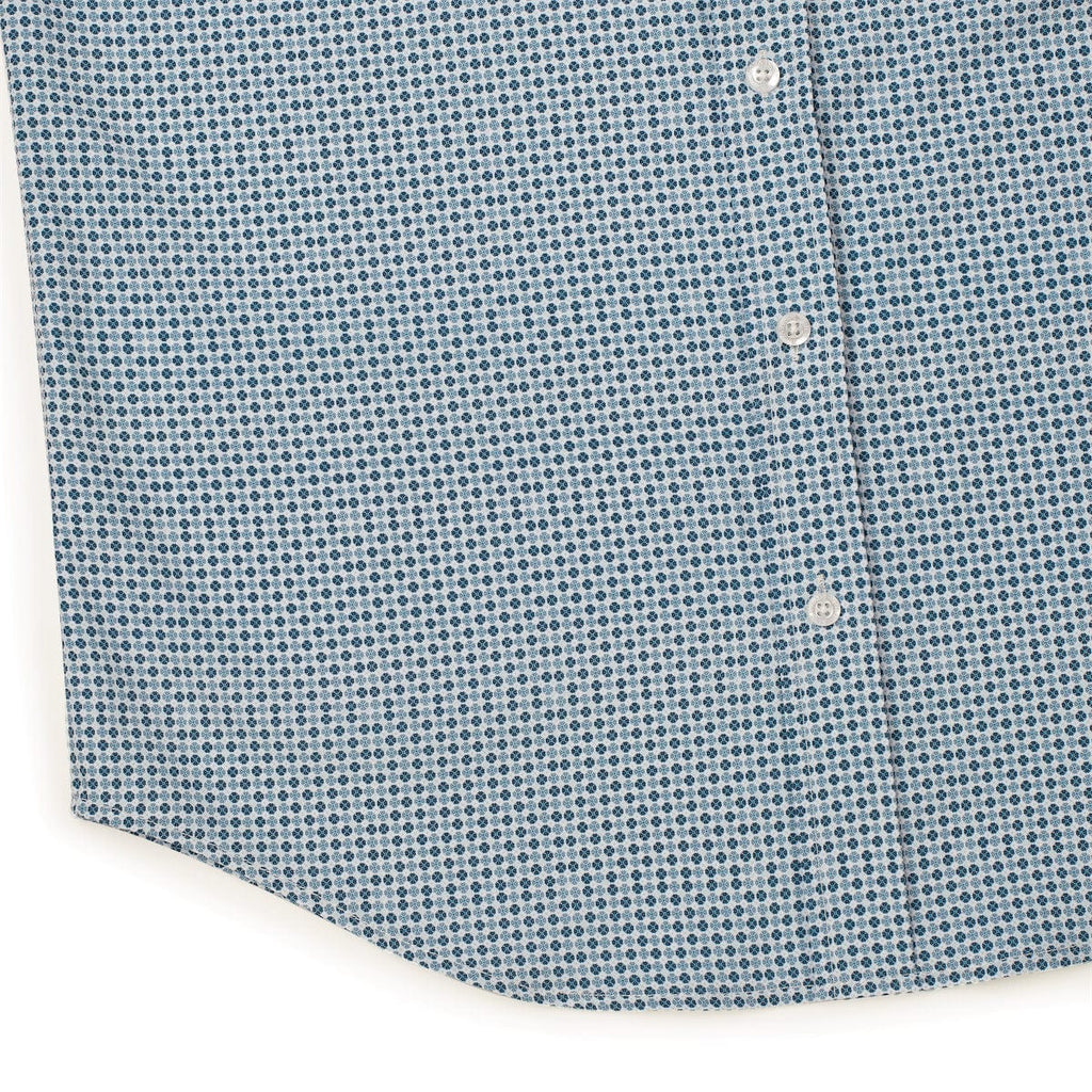 RSVLTS The Royal KUNUFLEX Short Sleeve Shirt in Blue — detail 8