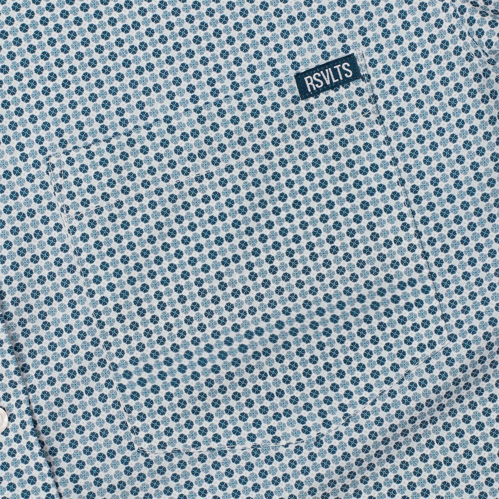 RSVLTS The Royal KUNUFLEX Short Sleeve Shirt in Blue — detail 5