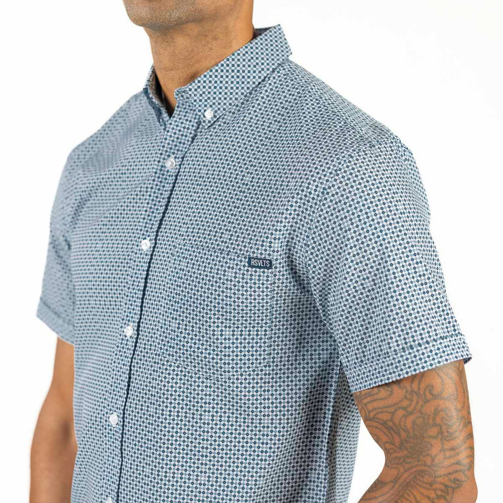 RSVLTS The Royal KUNUFLEX Short Sleeve Shirt — front view