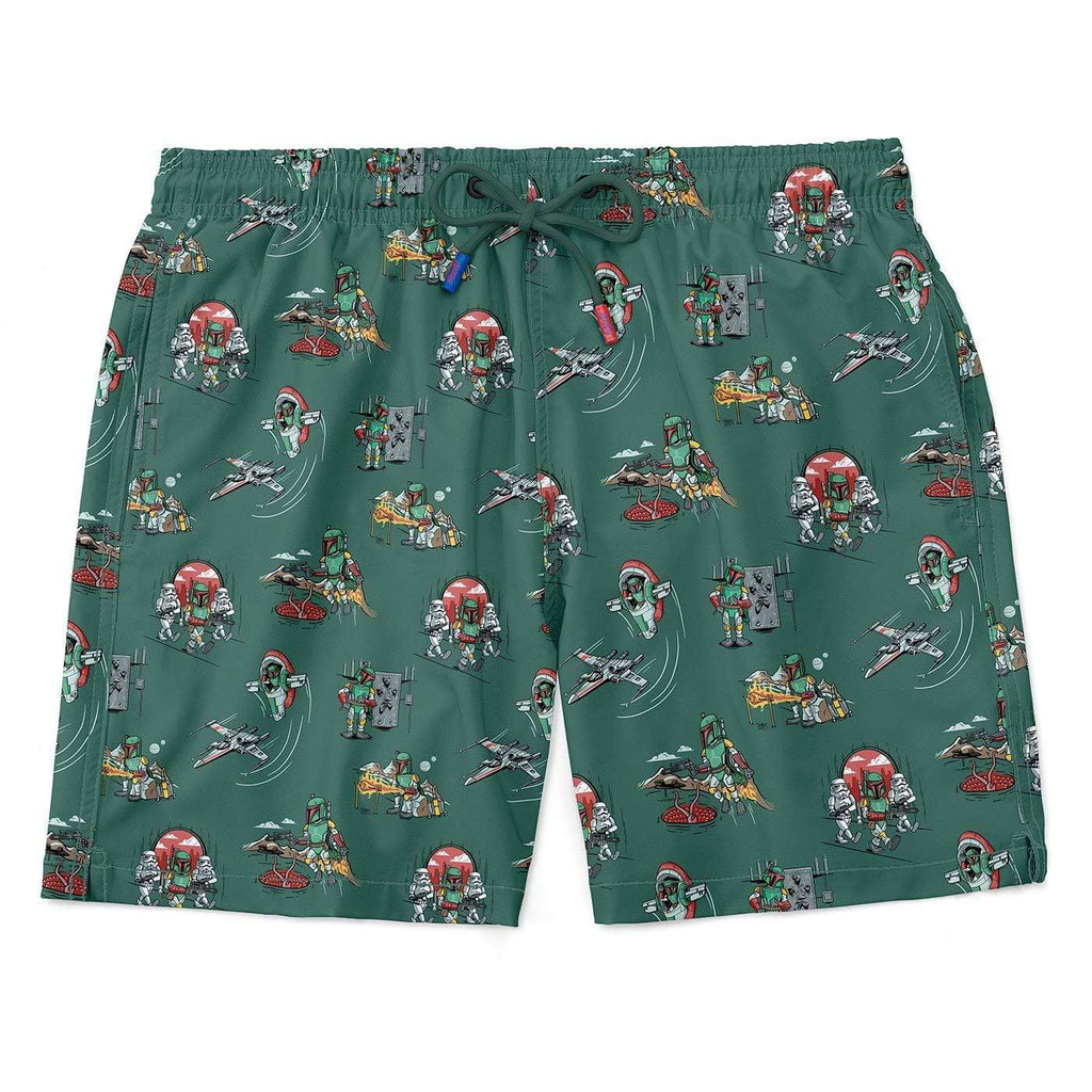 RSVLTS A Bounty A Day Hybrid Shorts in Green — front view