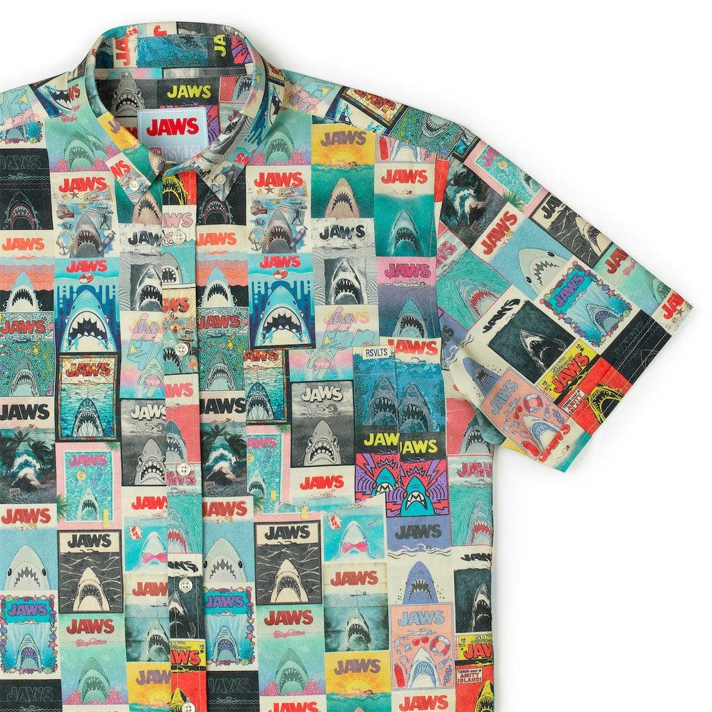 RSVLTS Great White Gallery KUNUFLEX Short Sleeve Shirt in Multicolor — front view