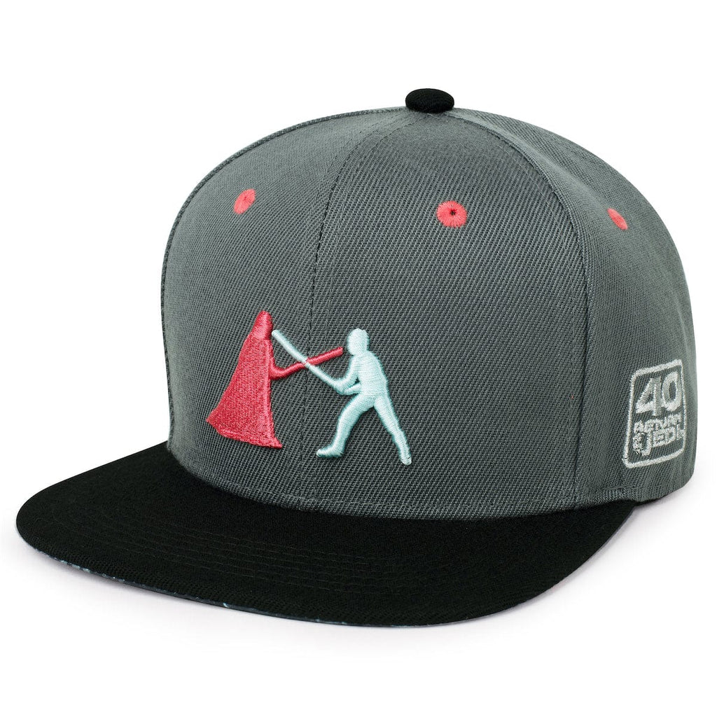 RSVLTS Last Dance Snapback Hat in Gray — front view