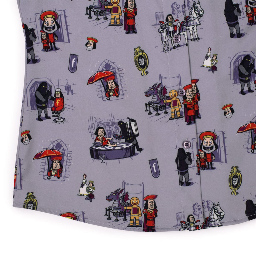 RSVLTS Short Lord Women's KUNUFLEX Short Sleeve Shirt in Gray — detail 6