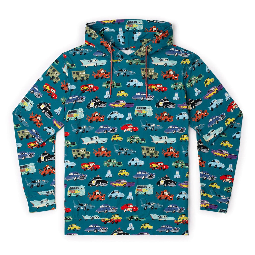 RSVLTS Cruisin' Performance Hoodie in Green — front view