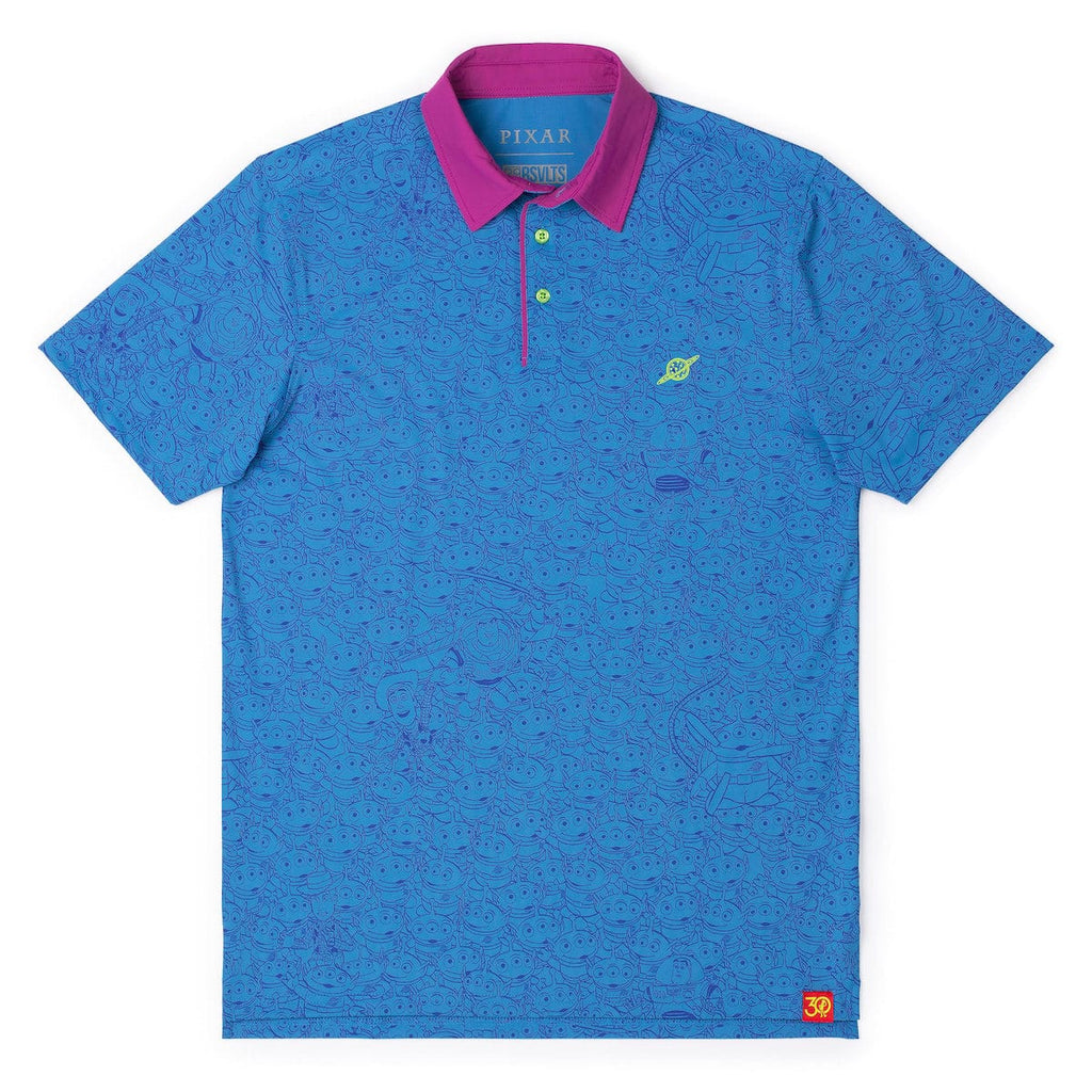 RSVLTS The Crane Escape (Blue) All-Day Polo in Blue — front view