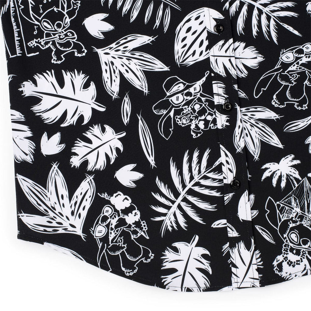 RSVLTS Hawaiian Hijinks KUNUFLEX Short Sleeve Shirt in Black — detail 7