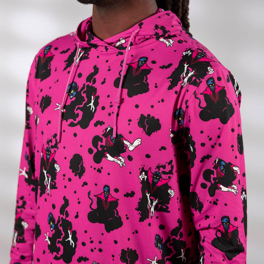 RSVLTS BAMF! Performance Hoodie in Black — detail 4