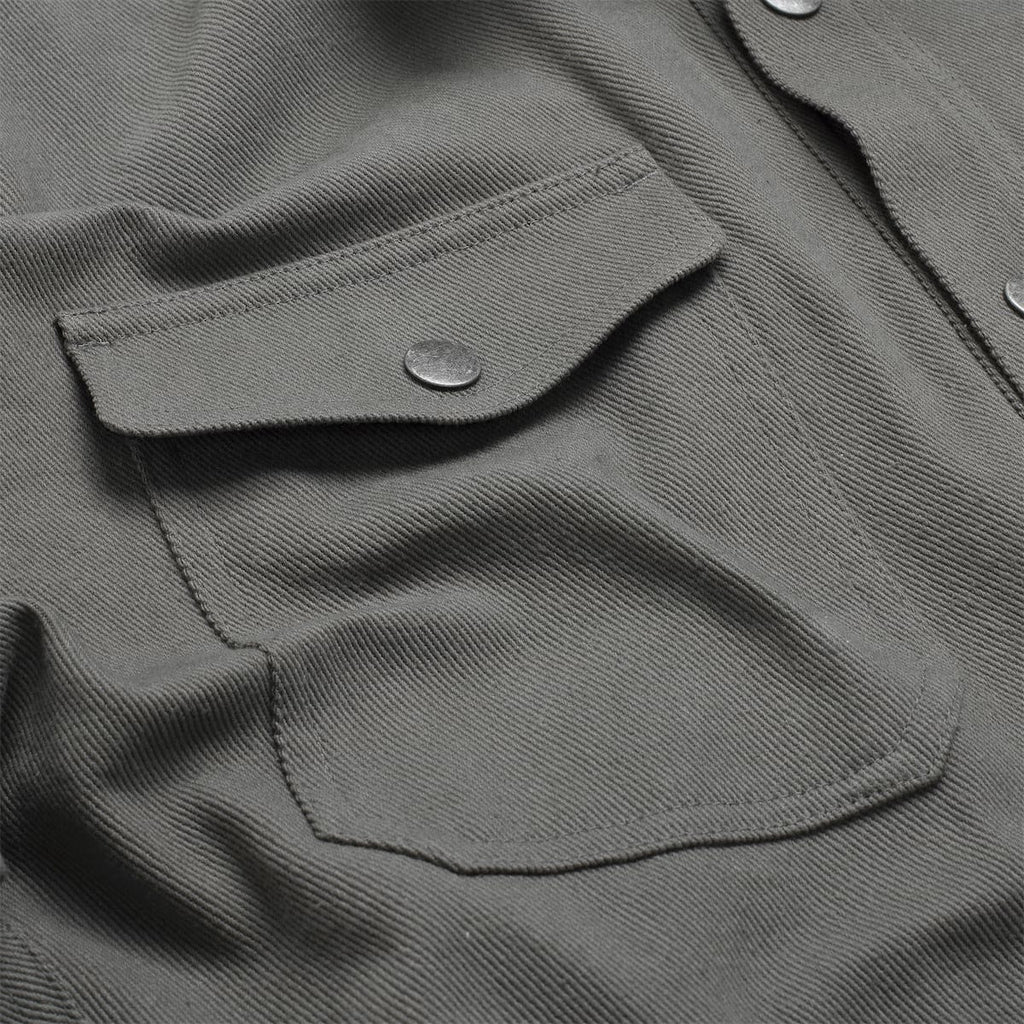 RSVLTS Pewter Heavy-Duty Shirt Jacket in Gray — detail 6