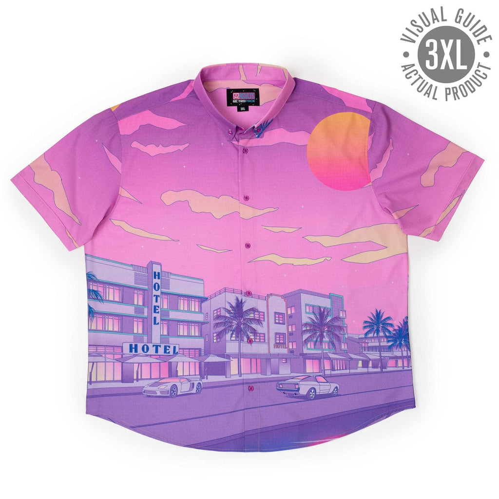 RSVLTS Vintage Vice KUNUFLEX Short Sleeve Shirt in Red — detail 12