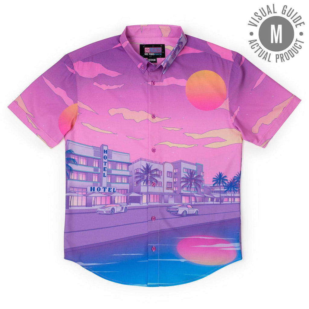 RSVLTS Vintage Vice KUNUFLEX Short Sleeve Shirt in Red — detail 8