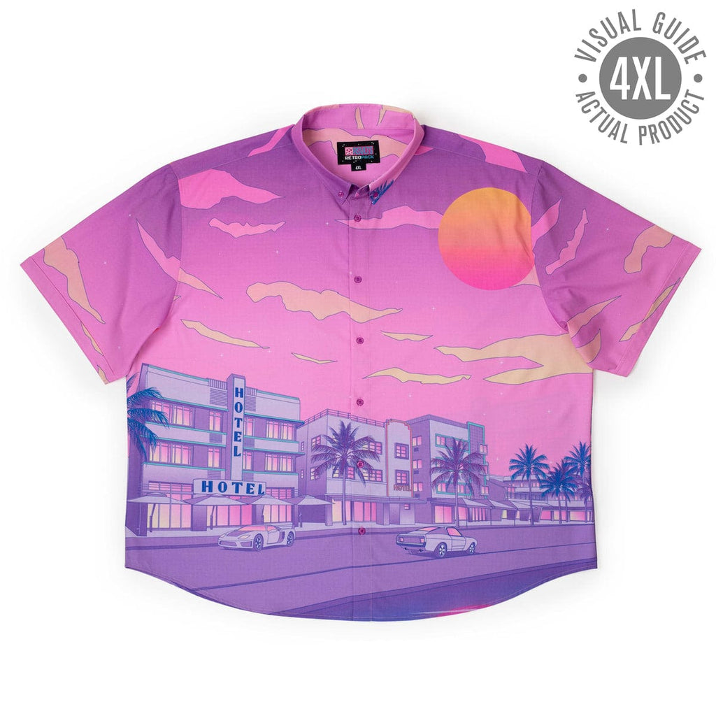 RSVLTS Vintage Vice KUNUFLEX Short Sleeve Shirt in Red — detail 13