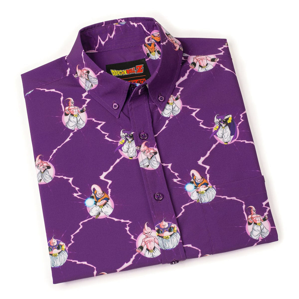 RSVLTS The Many Forms of Buu KUNUFLEX Short Sleeve Shirt in Purple — detail 10