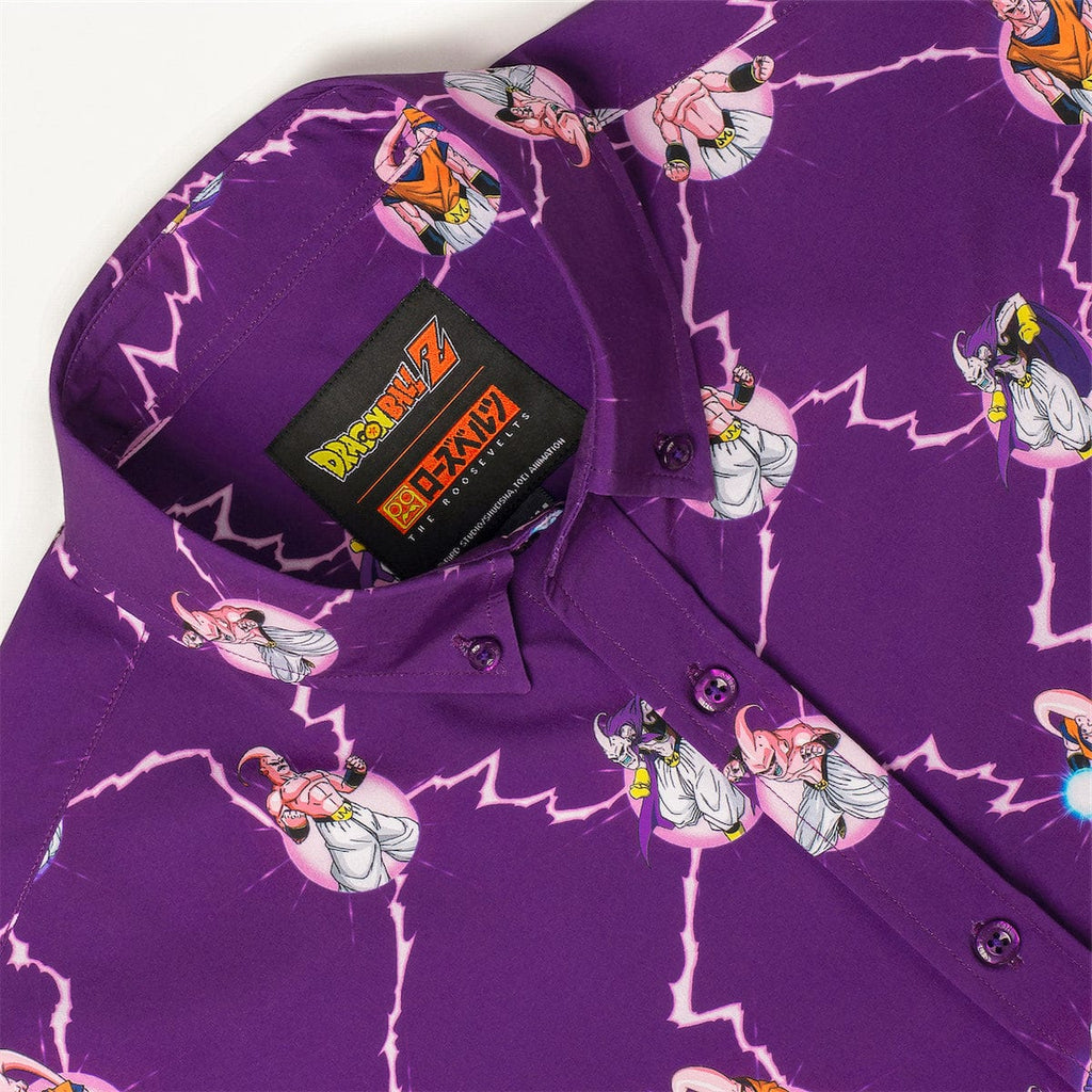 RSVLTS The Many Forms of Buu KUNUFLEX Short Sleeve Shirt in Purple — detail 8