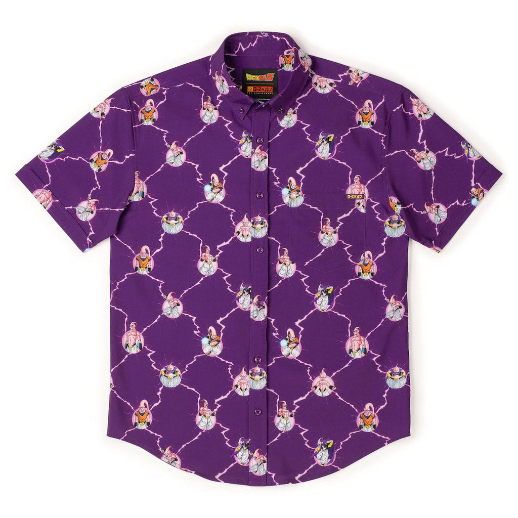 RSVLTS The Many Forms of Buu KUNUFLEX Short Sleeve Shirt in Purple — detail 7