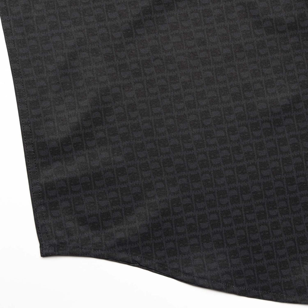 RSVLTS Little Wayne KUNUFLEX Short Sleeve Shirt in Black — detail 5