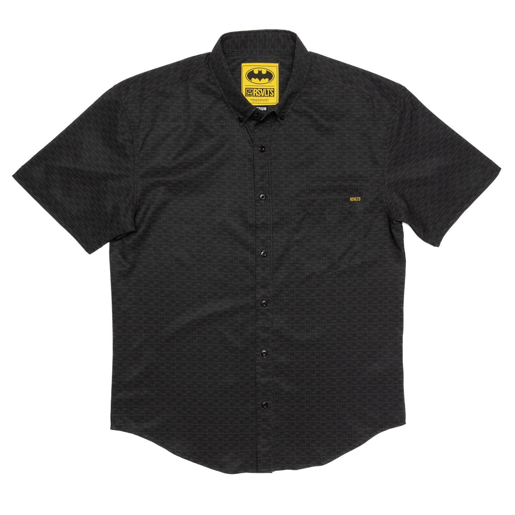 RSVLTS Little Wayne KUNUFLEX Short Sleeve Shirt in Black — detail 2
