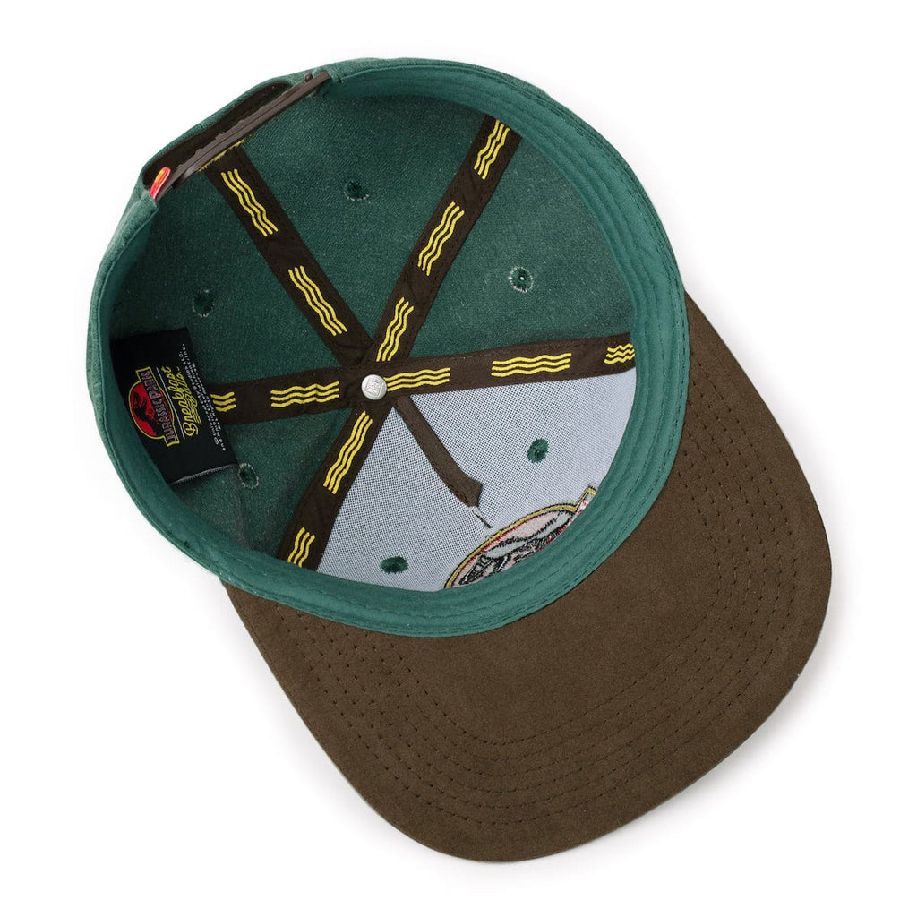 RSVLTS Logo 5-Panel Snapback Hat in Brown — detail 5