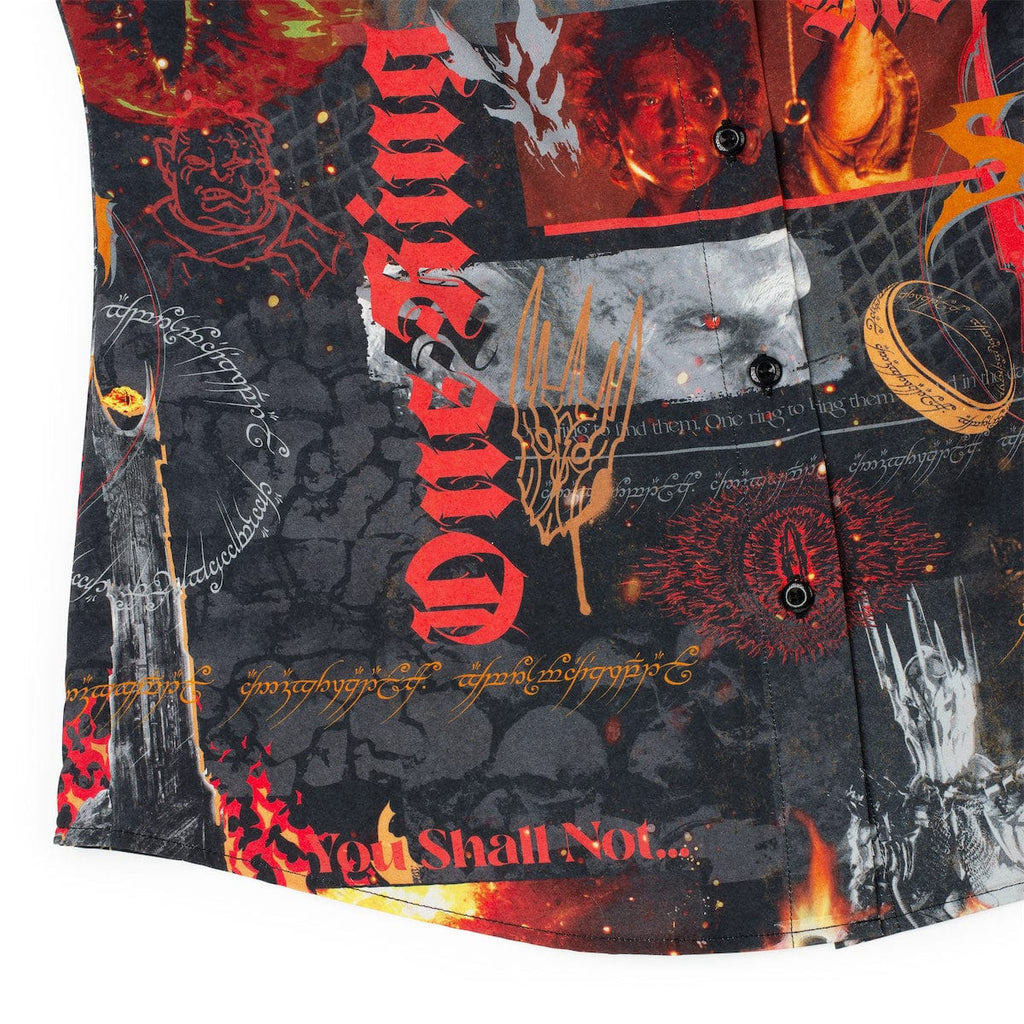 RSVLTS Forces of Mordor Women's KUNUFLEX Short Sleeve Shirt in Black — detail 6