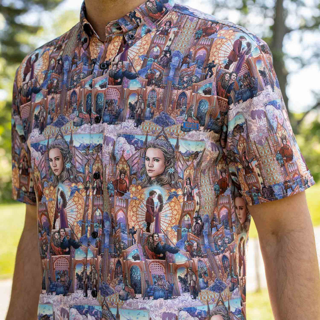 RSVLTS Buttercup & Westley KUNUFLEX Short Sleeve Shirt in Multicolor — detail 4