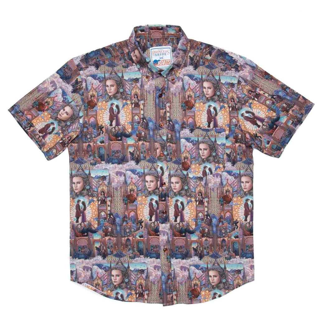 RSVLTS Buttercup & Westley KUNUFLEX Short Sleeve Shirt in Multicolor — detail 3