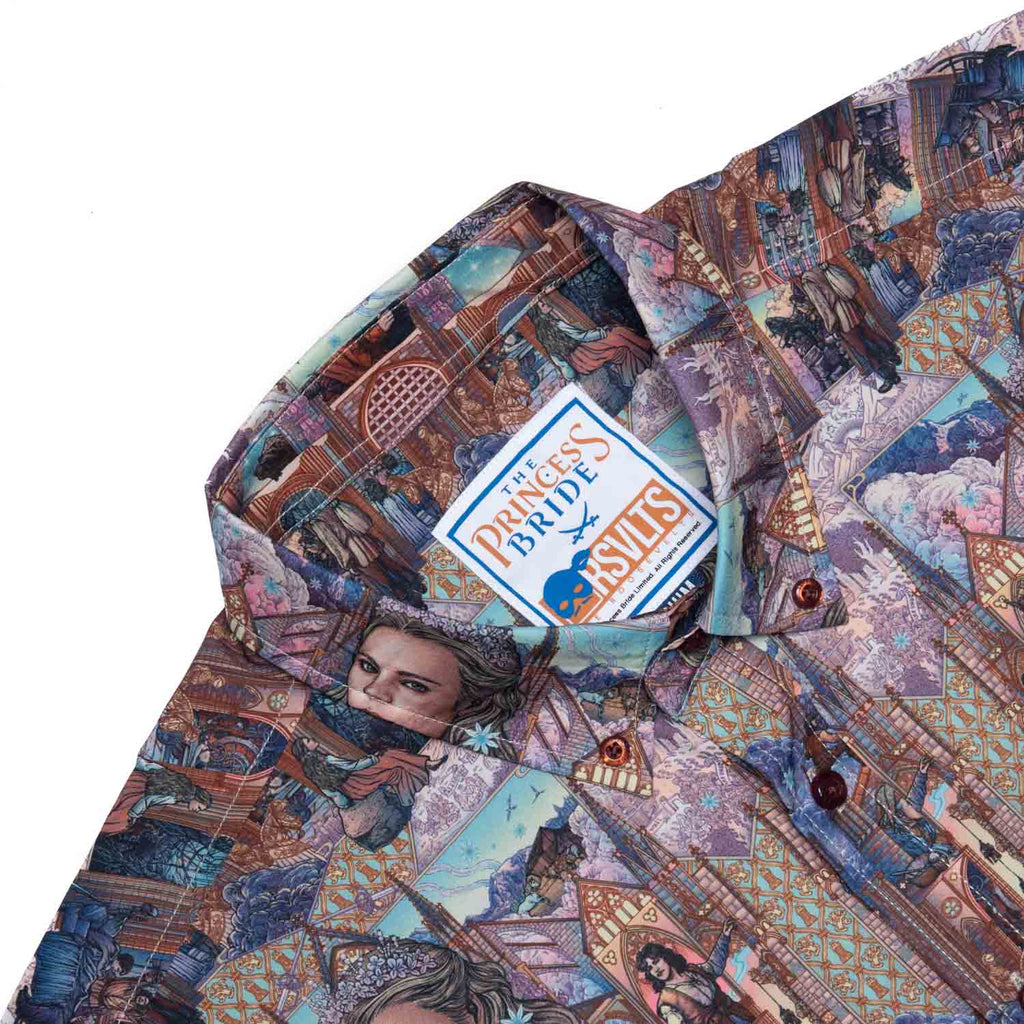RSVLTS Buttercup & Westley KUNUFLEX Short Sleeve Shirt in Multicolor — detail 6