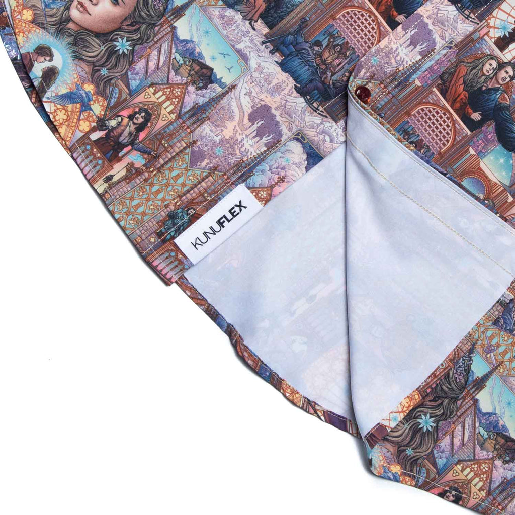 RSVLTS Buttercup & Westley KUNUFLEX Short Sleeve Shirt in Multicolor — detail 7