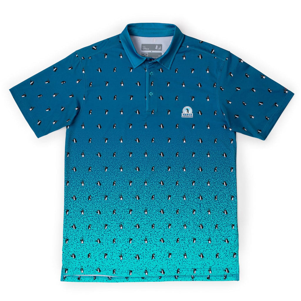 RSVLTS Vance Refrigeration All-Day Polo in Blue — front view