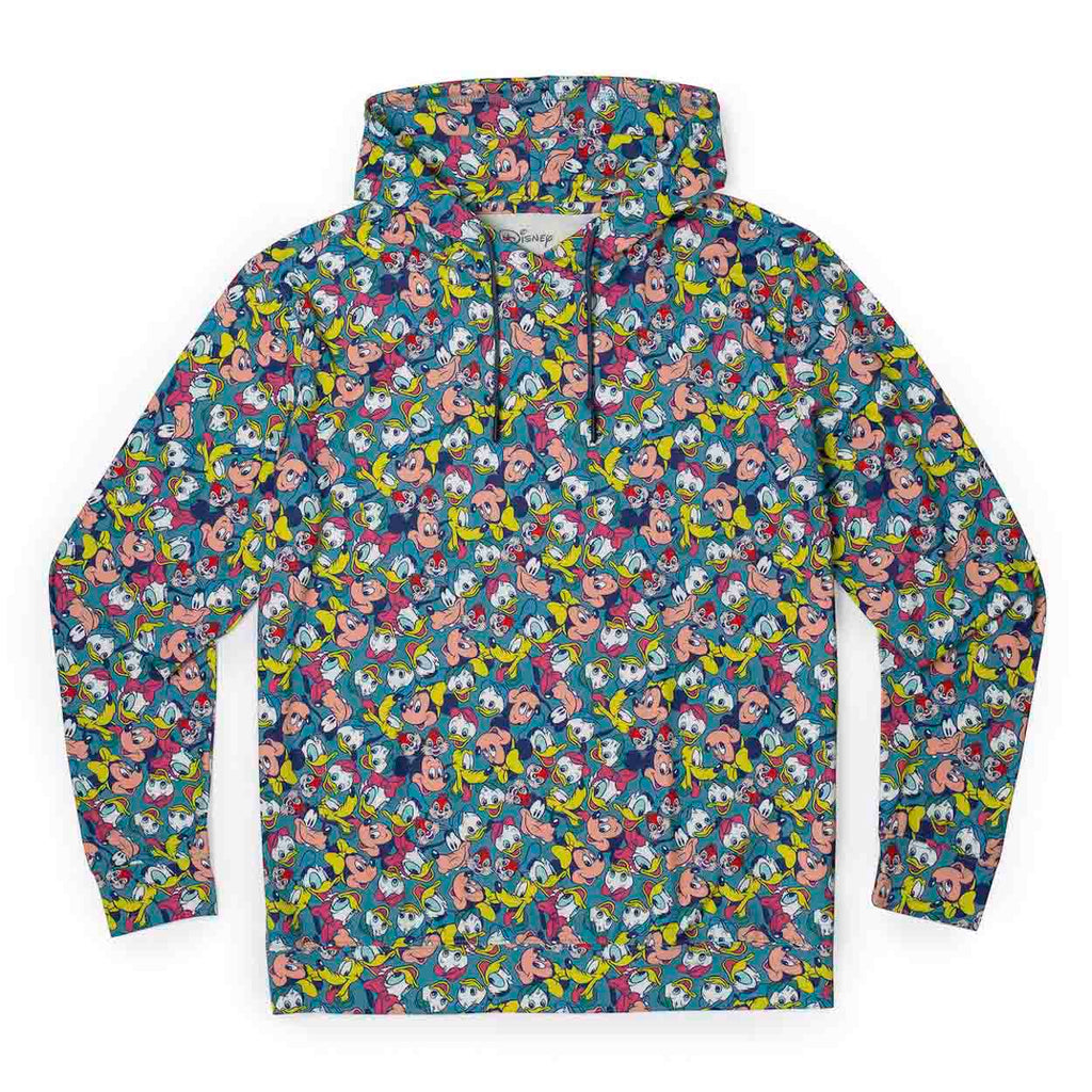 RSVLTS Disney Afternoon Performance Hoodie in Blue — front view