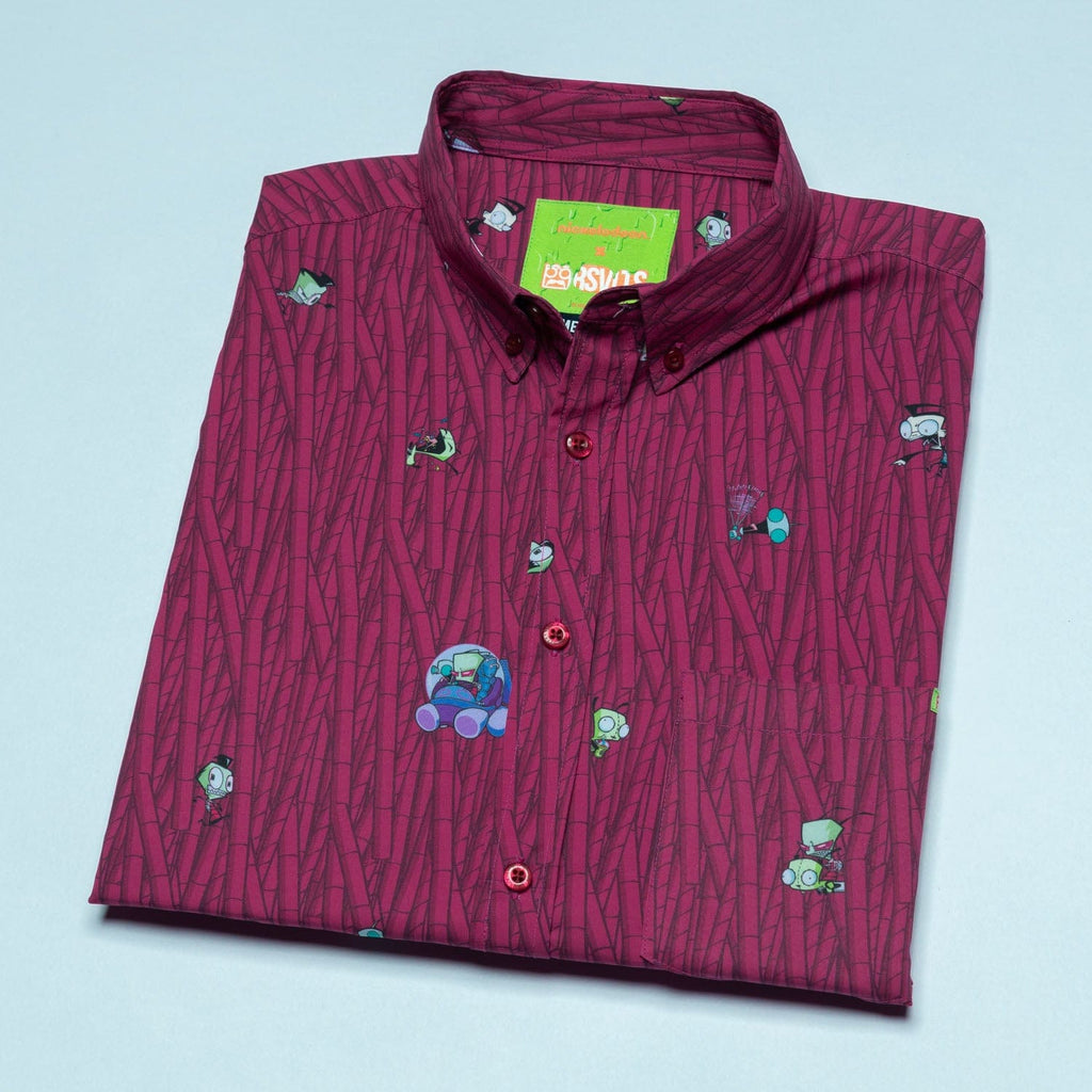 RSVLTS The Nightmare Begins KUNUFLEX Short Sleeve Shirt in Purple — detail 10